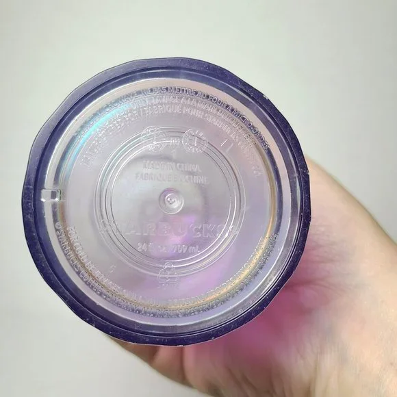Starbucks Limited Edition Iridescent Diamond Rainbow Domed Tumbler Summer 2020 - Picture 6 of 10